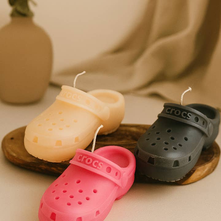 Handmade Crocs Candle and other Purchase Wholesale croc. Free Returns & Net 60 Terms on Faire trending on Faire.