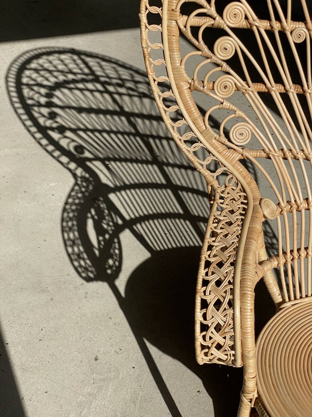Office Objets - Wholesale Chair - Emmanuelle armchair in rattan with peacock patterns25