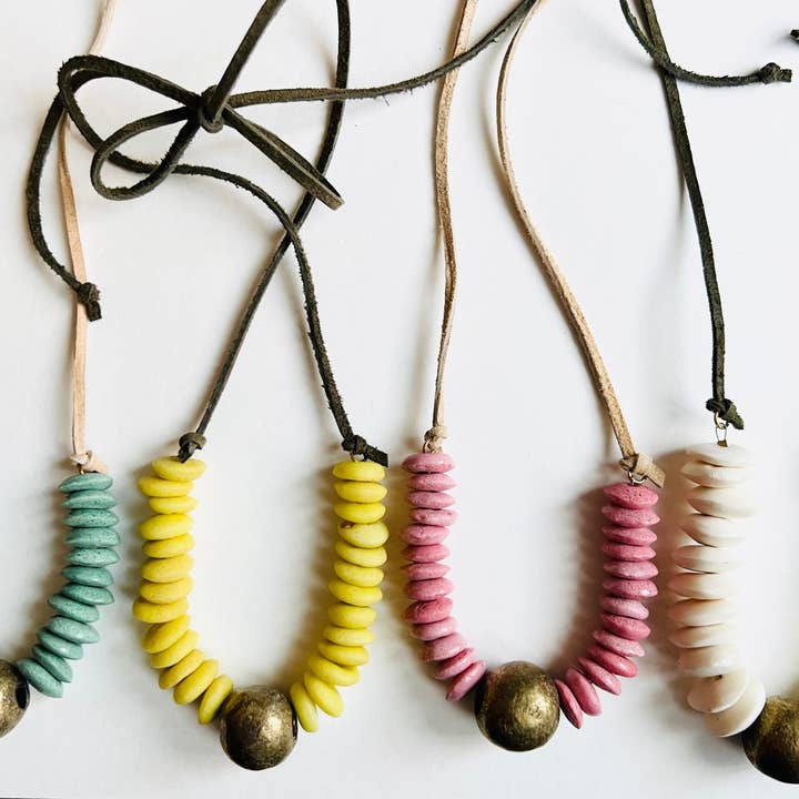 Große Messingperle Seaglass für den Großhandel von Mary Garrett Jewelry