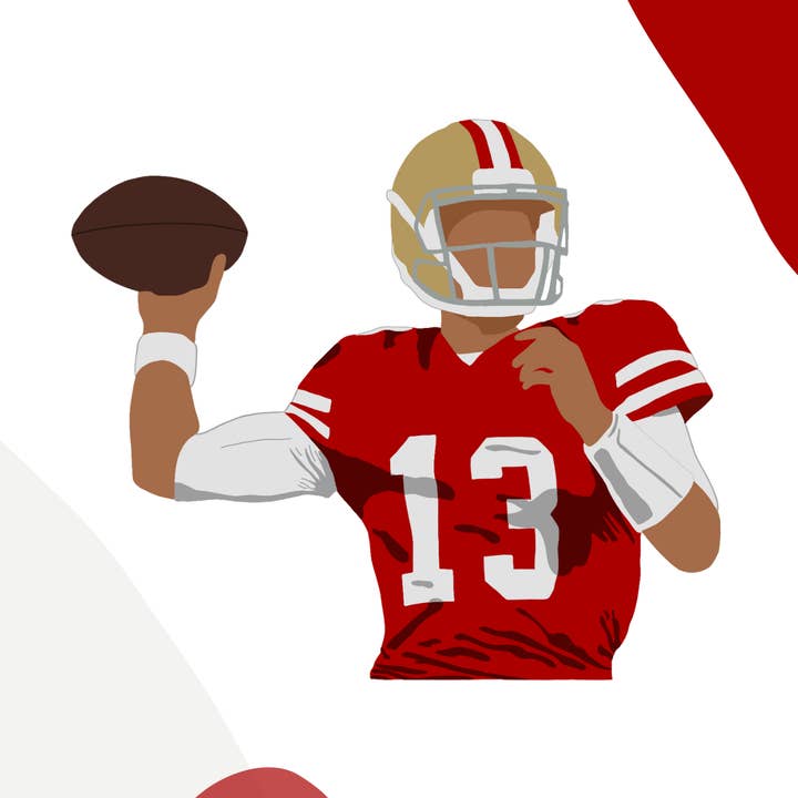 Brock Purdy Sticker for wholesale by Erin Tucci Designs