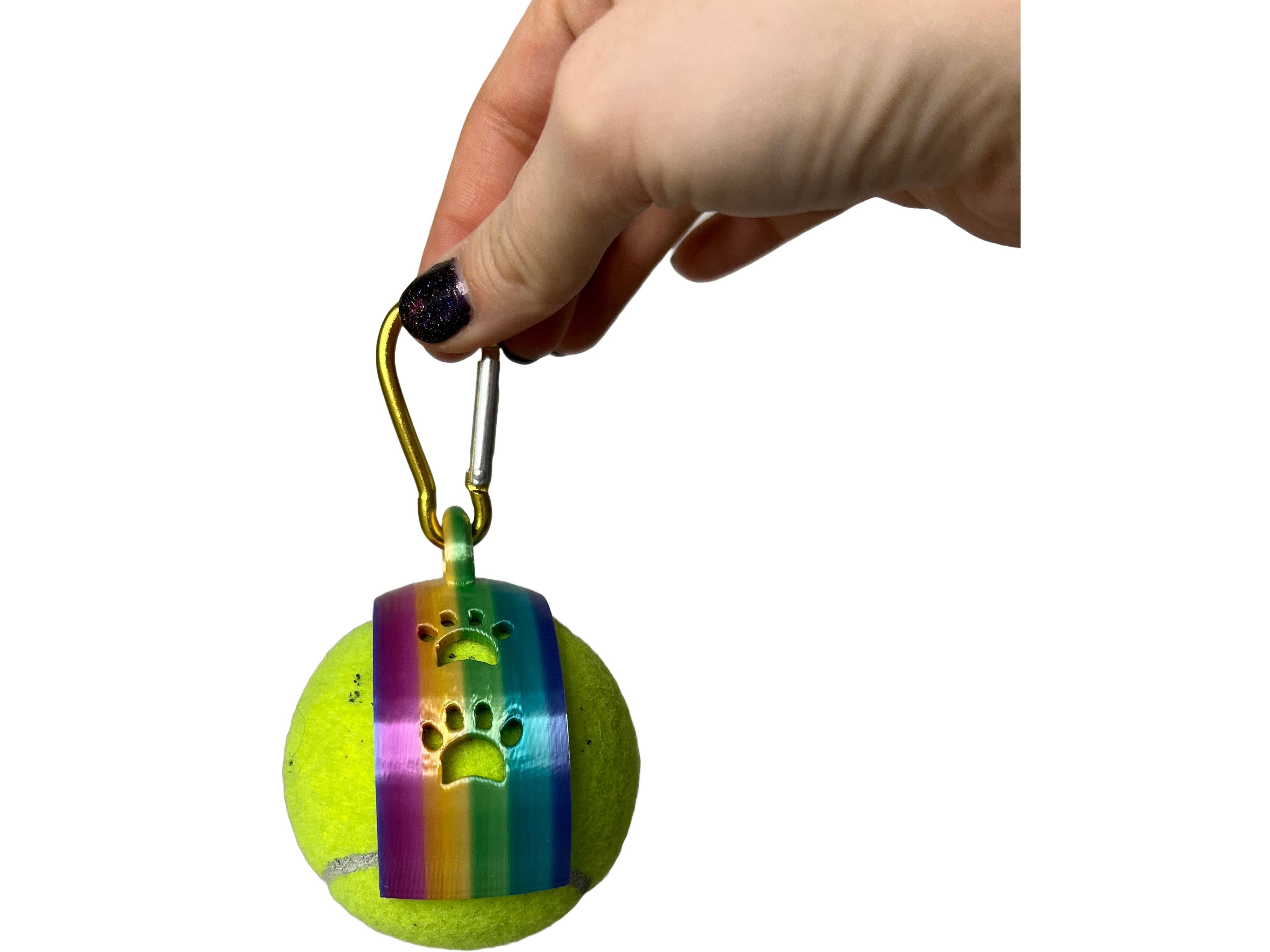Best Friend Supplies Co - Wholesale Pet Fetch Ball - Dog - Rainbow 3D Printed Tennis Ball Holder5