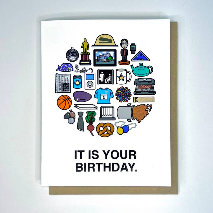 It Is Your Birthday Greeting Card for wholesale by Knight Owl Design
