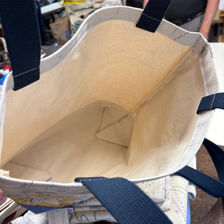 Not for Navigation - Wholesale Tote Bag - Women's - Nantucket Map Compass Tote – ACK Map Bag3