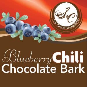The Secret Chocolatier - Wholesale Chocolate Bar - Blueberry Chili Chocolate Bark3