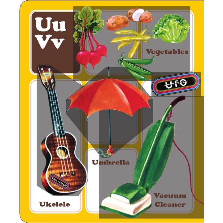 Laughing Elephant Books - Wholesale Baby & Toddler Book (0-2) - Apples To Zeppelin: A Rockin' Abc!-Children's Board Book4