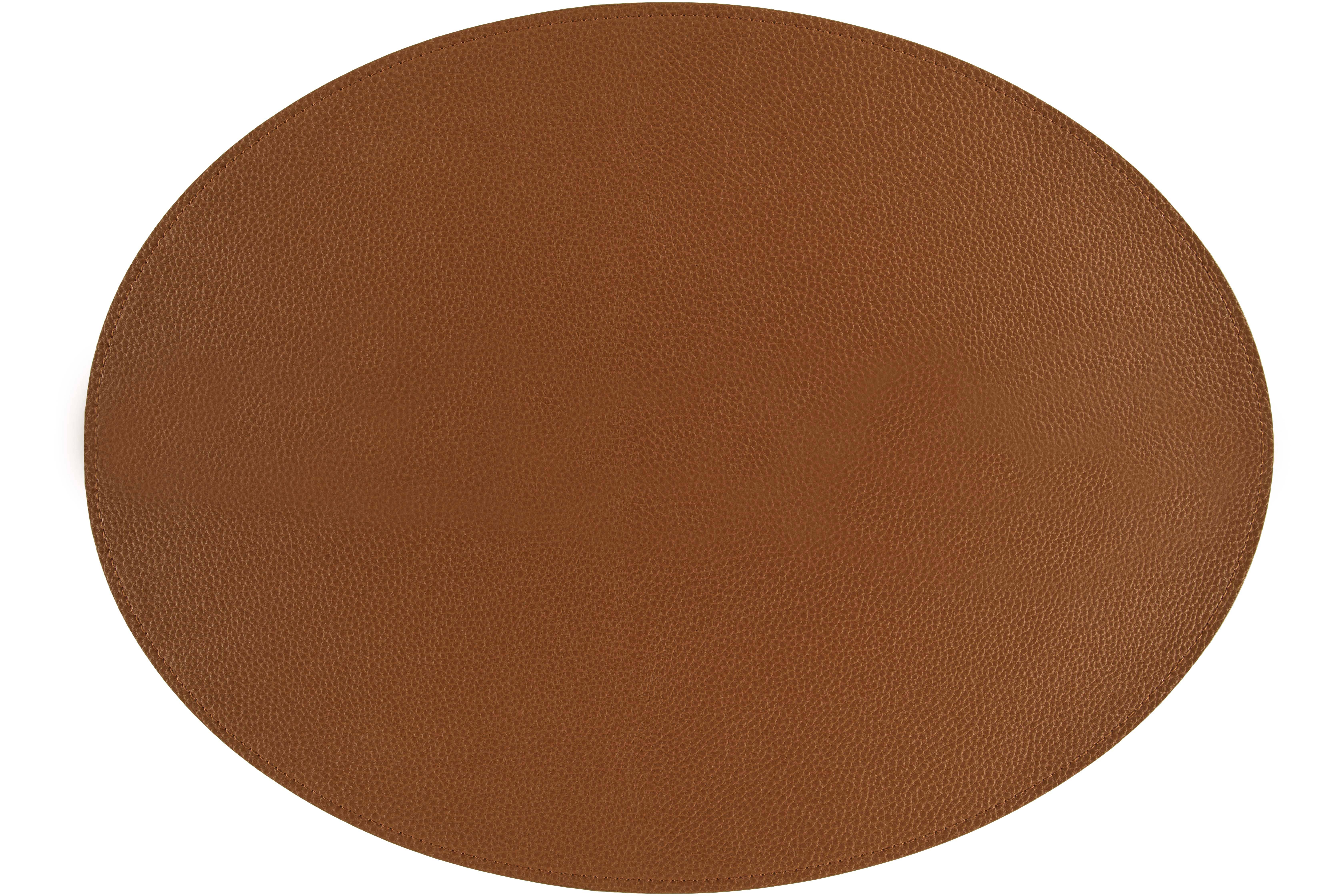 Tiseco - Vendita all'ingrosso Tovagliette - Tovaglietta ovale TRUDO in pelle vegana – 33x45 cm1