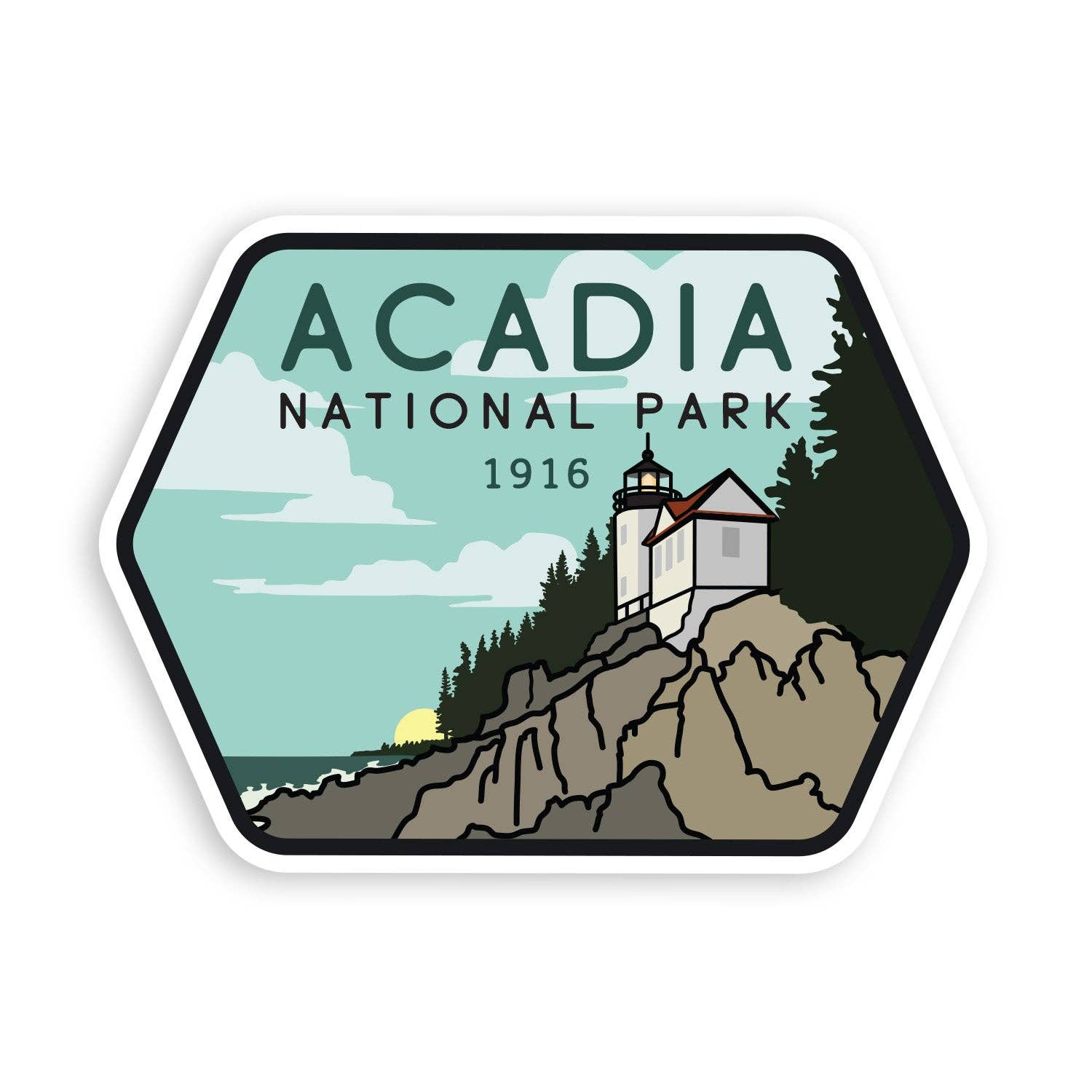 Squatchy - Wholesale Sticker - Acadia National Park Sticker