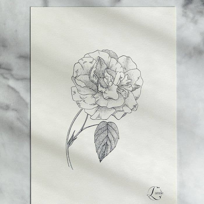 A5 card Rosa -14.8x21cm- for wholesale by Lümne