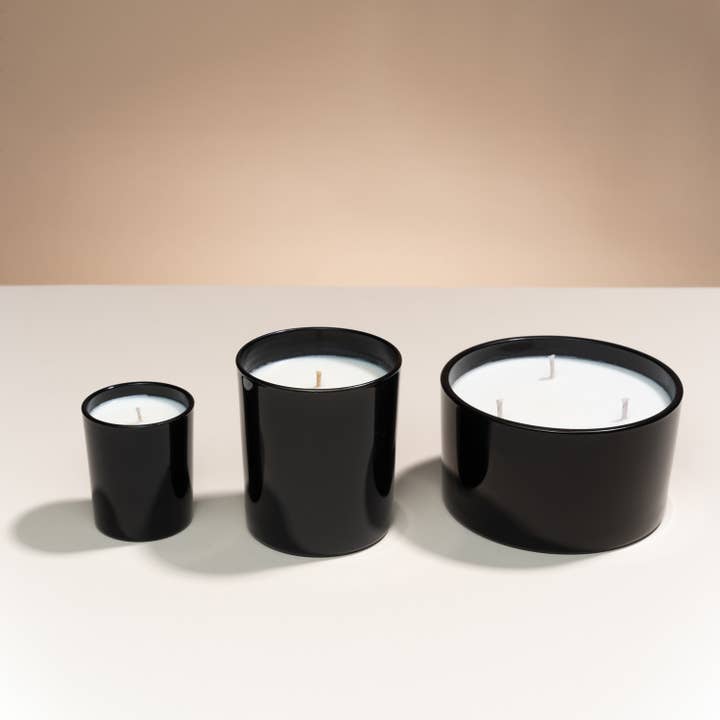 Soy Wax Village – wholesale Jar/filled candle – White Label Candle - Gloss Black4