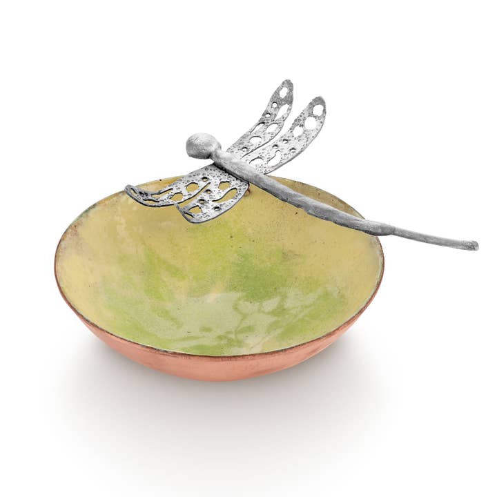 Cuenco de Pequeños Lujo Libélula para venta al por mayor de Silver Garden Designs