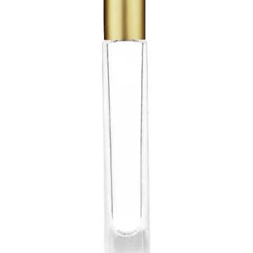 Best Bottles - Vente Supports pour huile essentielle - Grande bouteille en verre cylindrique transparent avec bille roulante en métal-9 ml11