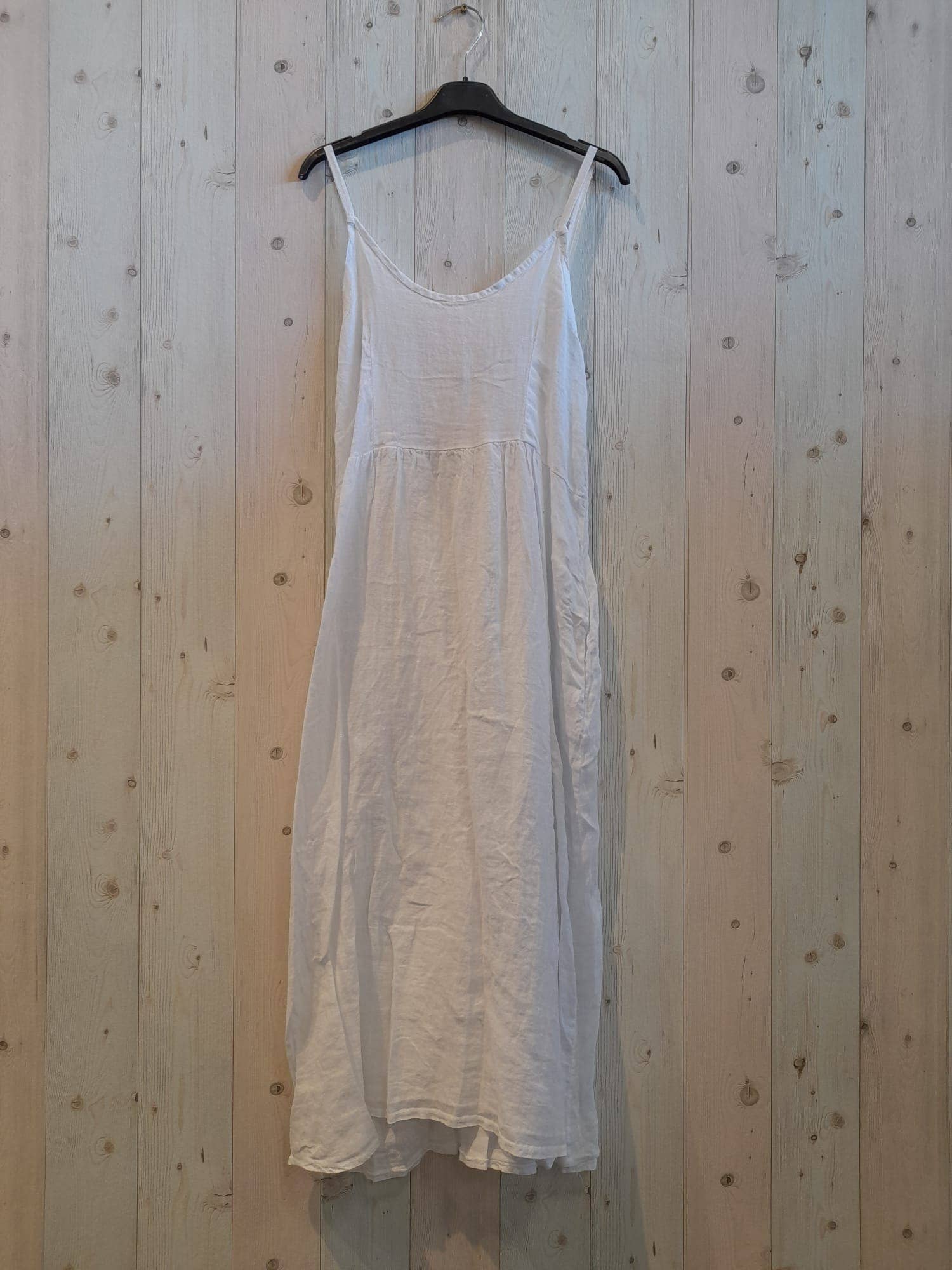 Linen & More - Wholesale Dress - Women's - REF 33195 100% LINEN STRAPPY DRESS
17