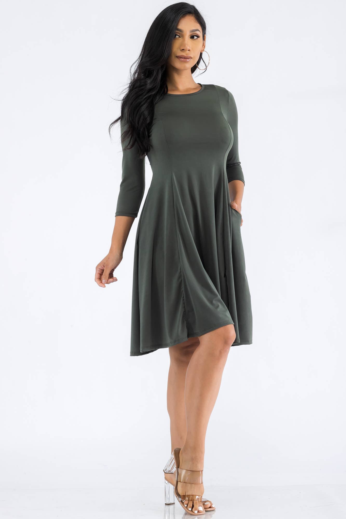 H&H Fashion Inc. – Großhandel Kleid – Damen – HH711X-SL - Langärmliges Tunikakleid18