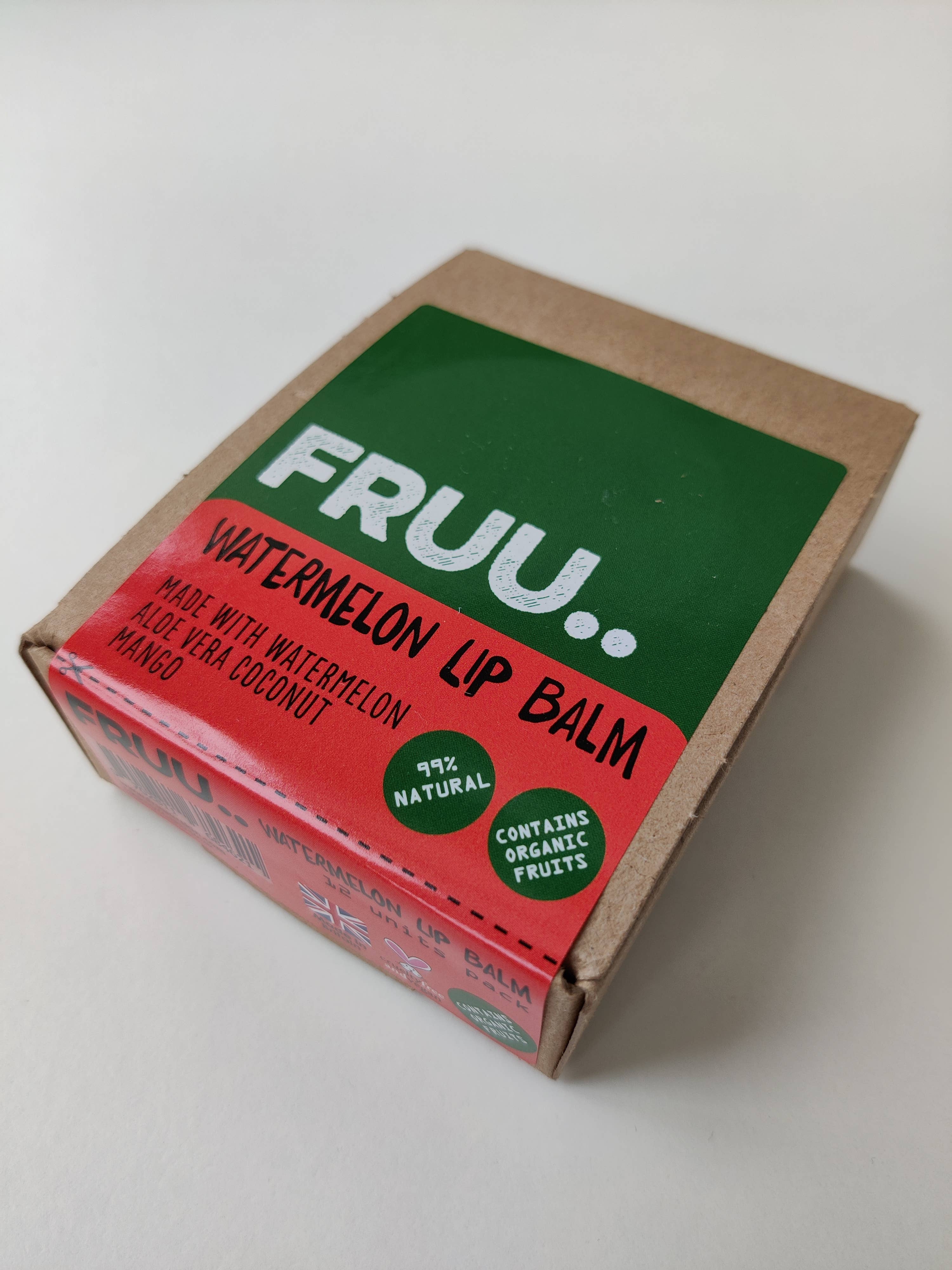 FRUU Cosmetics – wholesale Lip Balm – FRUU Watermelon Lip Balm1