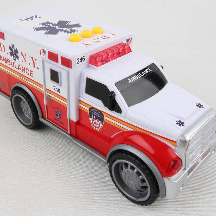 Daron Worldwide Trading - Wholesale Toy Car/Truck - Kids - NY554772 FDNY Ambulance w/lights & sound by Daron Toys1