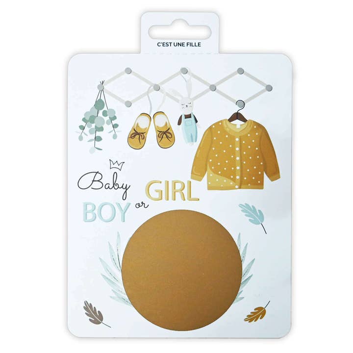 Biglietto gratta e scopri annuncio «È una femmina» per la vendita all'ingrosso da parte di Irréversible