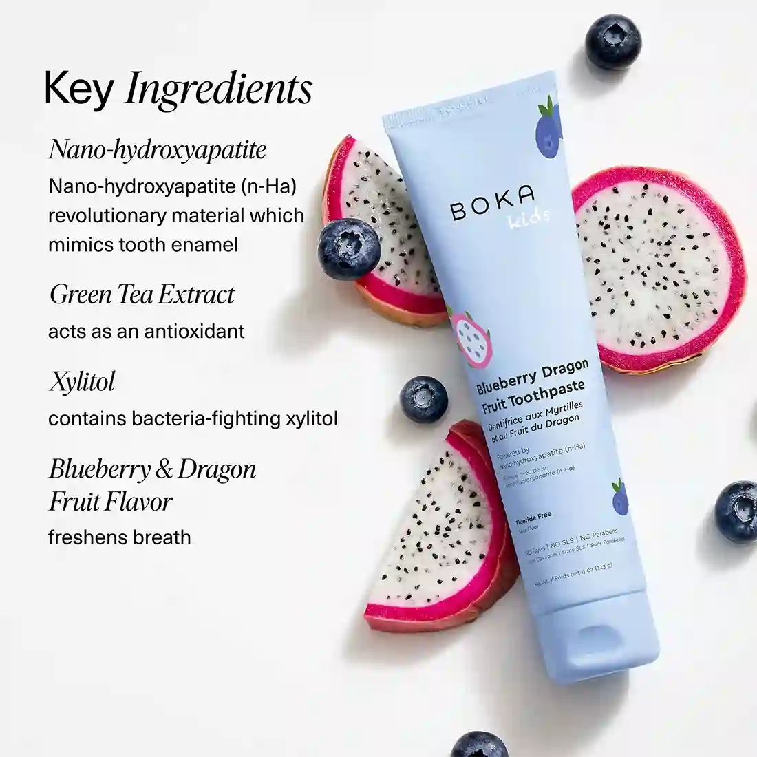 Boka - Wholesale Toothpaste - Blueberry Dragon Fruit n-Ha Toothpaste4