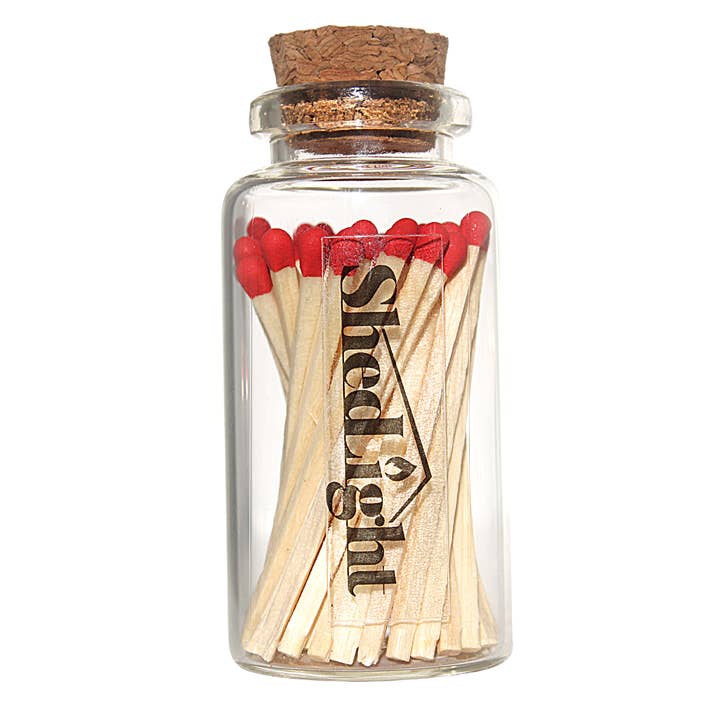 Shed Light Designs - Wholesale Matches - Glass Match Box - Rainbow Multicolored Colored Matches10