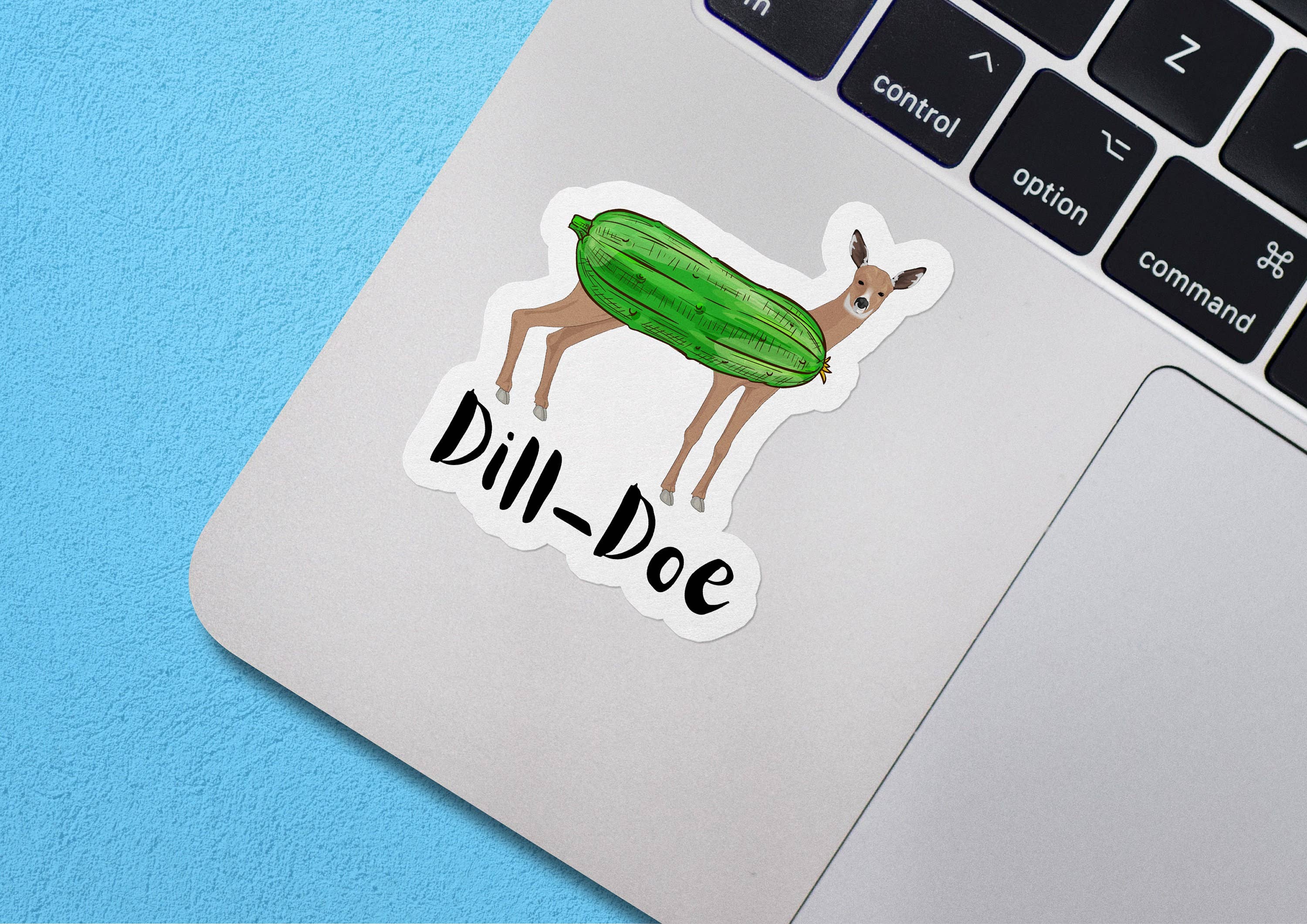 Sticker Bull – wholesale Sticker – Dill-Doe Sticker, Funny Deer Sticker Meme Sticker, Waterproof Vinyl Sticker for Car, Laptop, Phone3