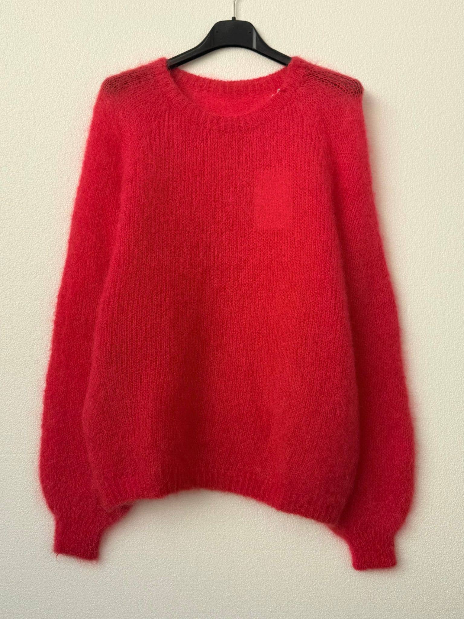 NOELINE – wholesale Knitted jumper – Women′s – 80% kid mohair sweater 301211