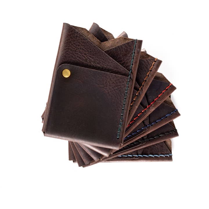 Espacio Handmade – wholesale Wallet - Men’s – Big Spender Leather Wallet – Espresso – Minimalist EDC