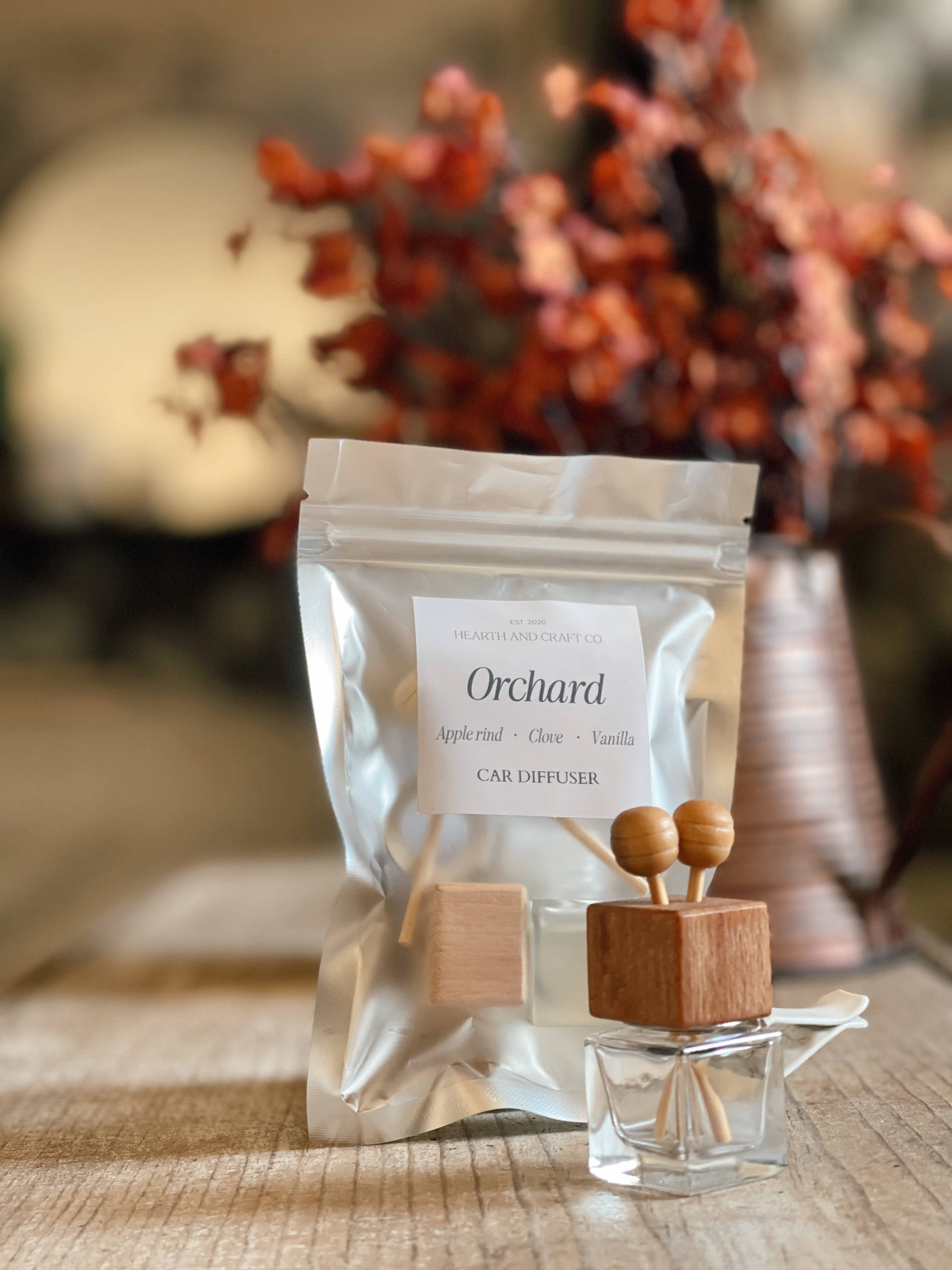 Hearth and Craft Candle Co. - Wholesale Car Freshener - Unisex - Cozy Car Diffuser + Refills1