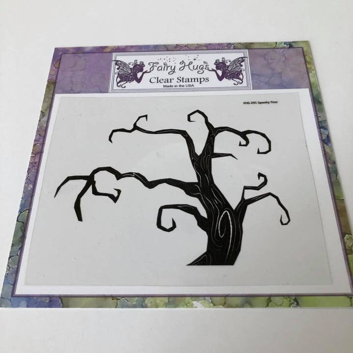 Fairy Hugs Stamps - Spooky Tree for wholesale by Fairy Hugs