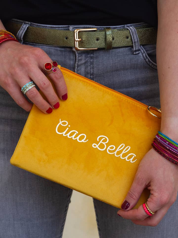 Kosmetiktasche Ciao Bella - bolso versátil y elegante para venta al por mayor de Herzilein-Wien GmbH