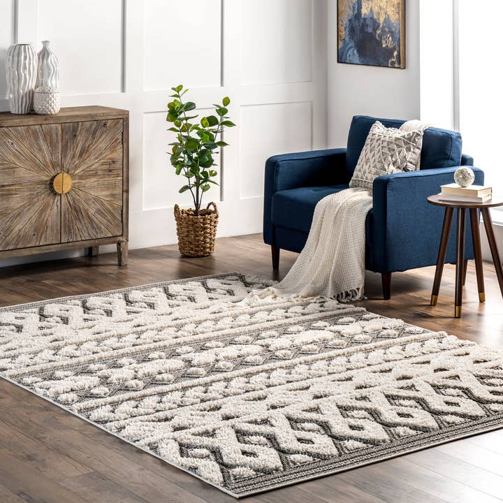 nuLOOM - Wholesale Area Rug - Rebecca High Low Textured Shaggy Area Rug
