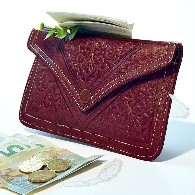HandmadeBestSeller – wholesale Wallet – Women's – Handmade Moroccan Embossed Leather Walle7