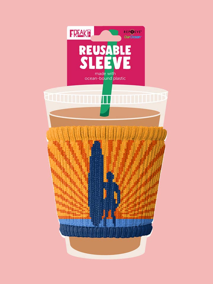 Surfbort | Pint Glass, Coffee Cup Sleeve & Can Koozie for wholesale by Freaker USA