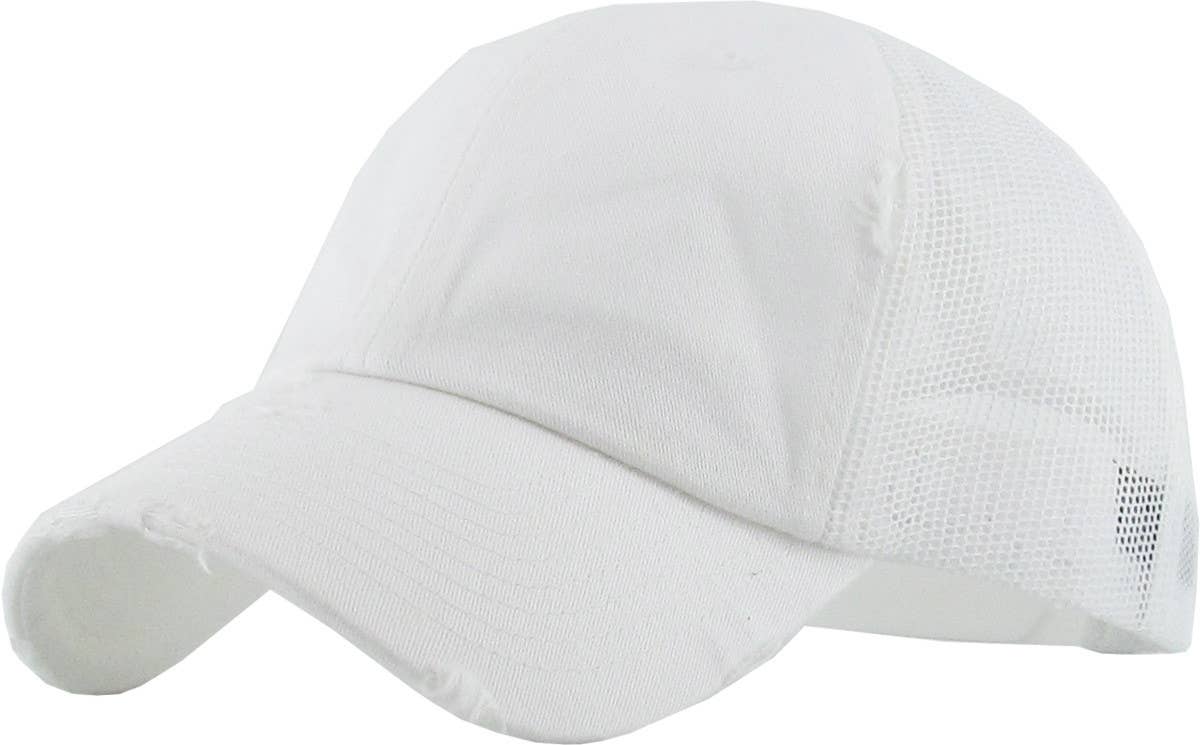 KBETHOS – Großhandel Basecap – Unisex – Vintage-Trucker-Cap mit Mesh-Einsätzen52