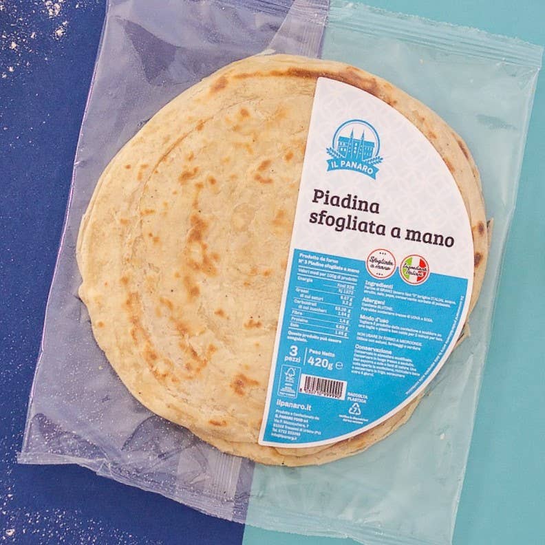 REMOVED BRAND - Wholesale Bread/Tortilla - Puff Piadina - Flat Bread For Appetizers, Quick Meals0