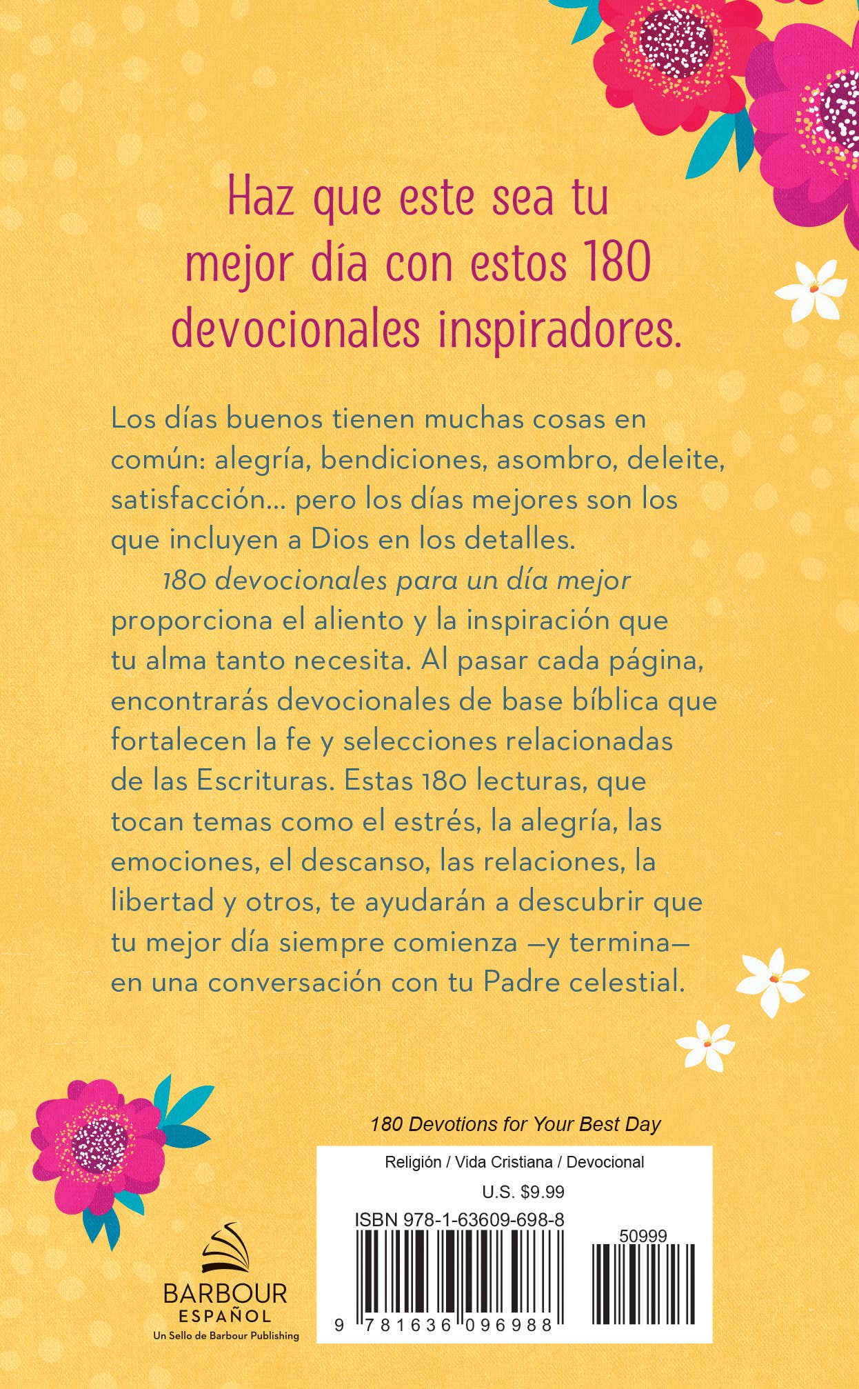 Barbour Publishing, Inc. - Wholesale Religion - 180 devocionales para un día mejor3