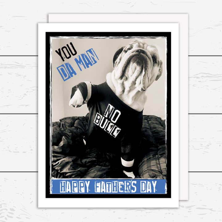 No Bull Father's Day Card for wholesale by Snorty Morty Designs