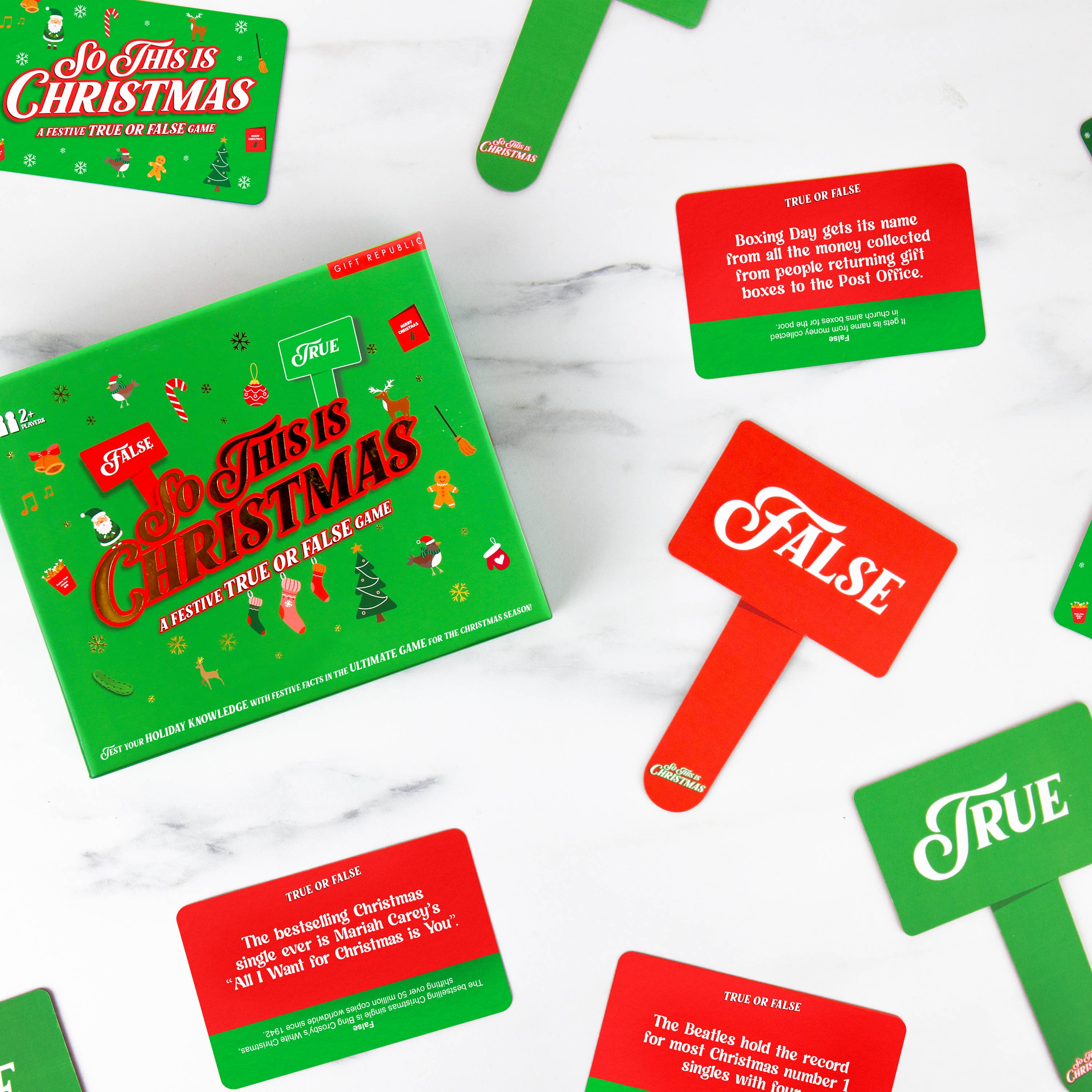 Gift Republic - Wholesale Card Game - SO THIS IS CHRISTMAS - A FESTIVE TRUE OR FALSE GAME1