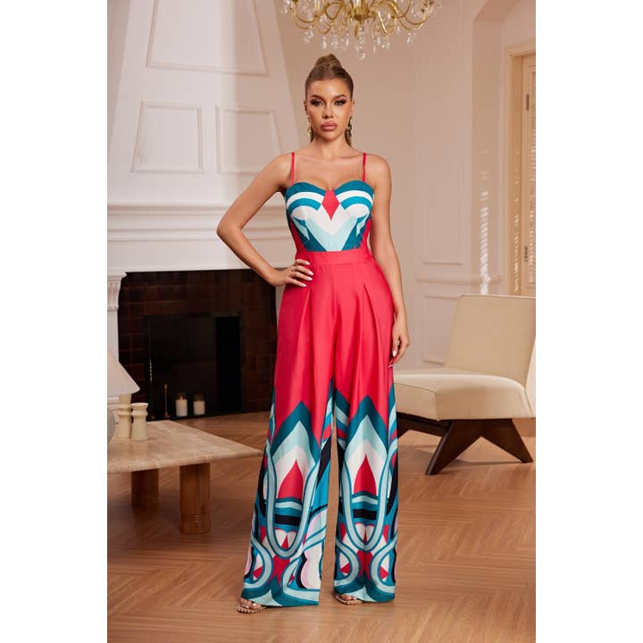 Printed Jumpsuit for wholesale by Chicways