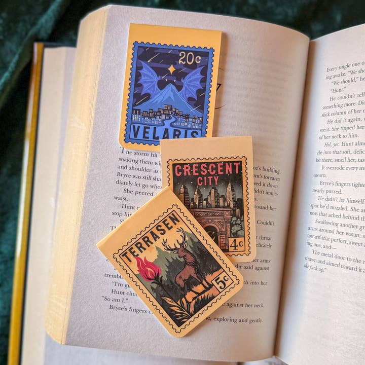 Maasverse Stamp Magnetic Bookmark Gift For Book Lover ACOTAR for wholesale by Well Read Babes