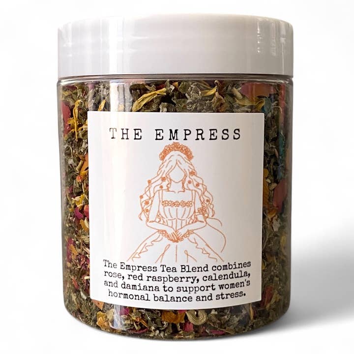 The Empress Tea Blend | Supports women/stress relief 2 oz for wholesale by Raven’s Hearth