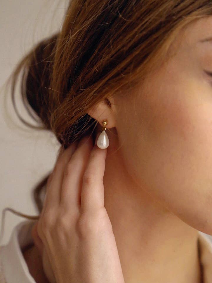 Evelyn Pearl Örhängen för wholesale av Katy Faye