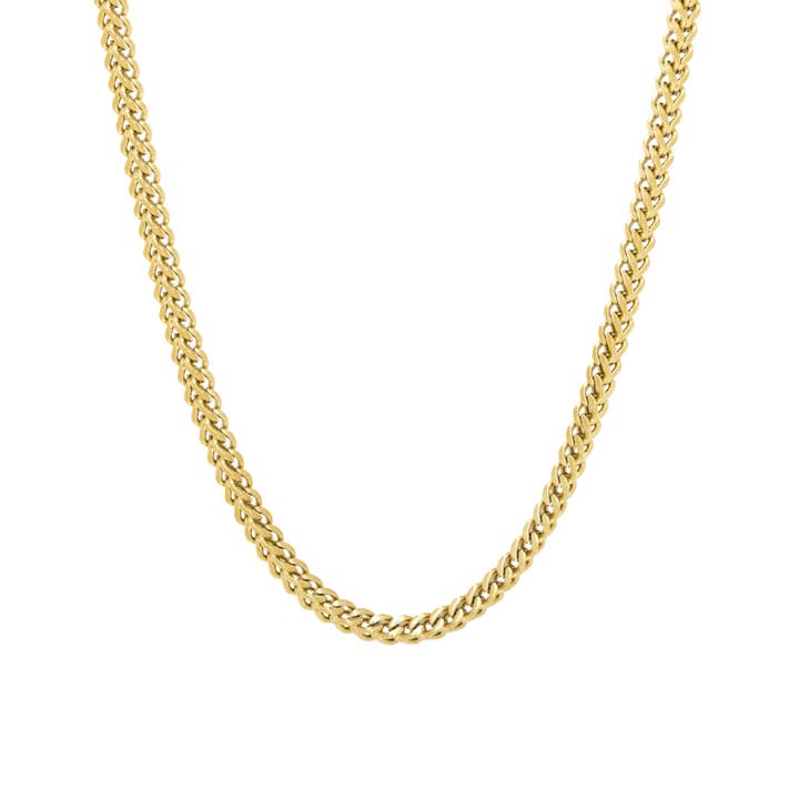 18K Gold Franco Chain (4MM) for wholesale on Faire
