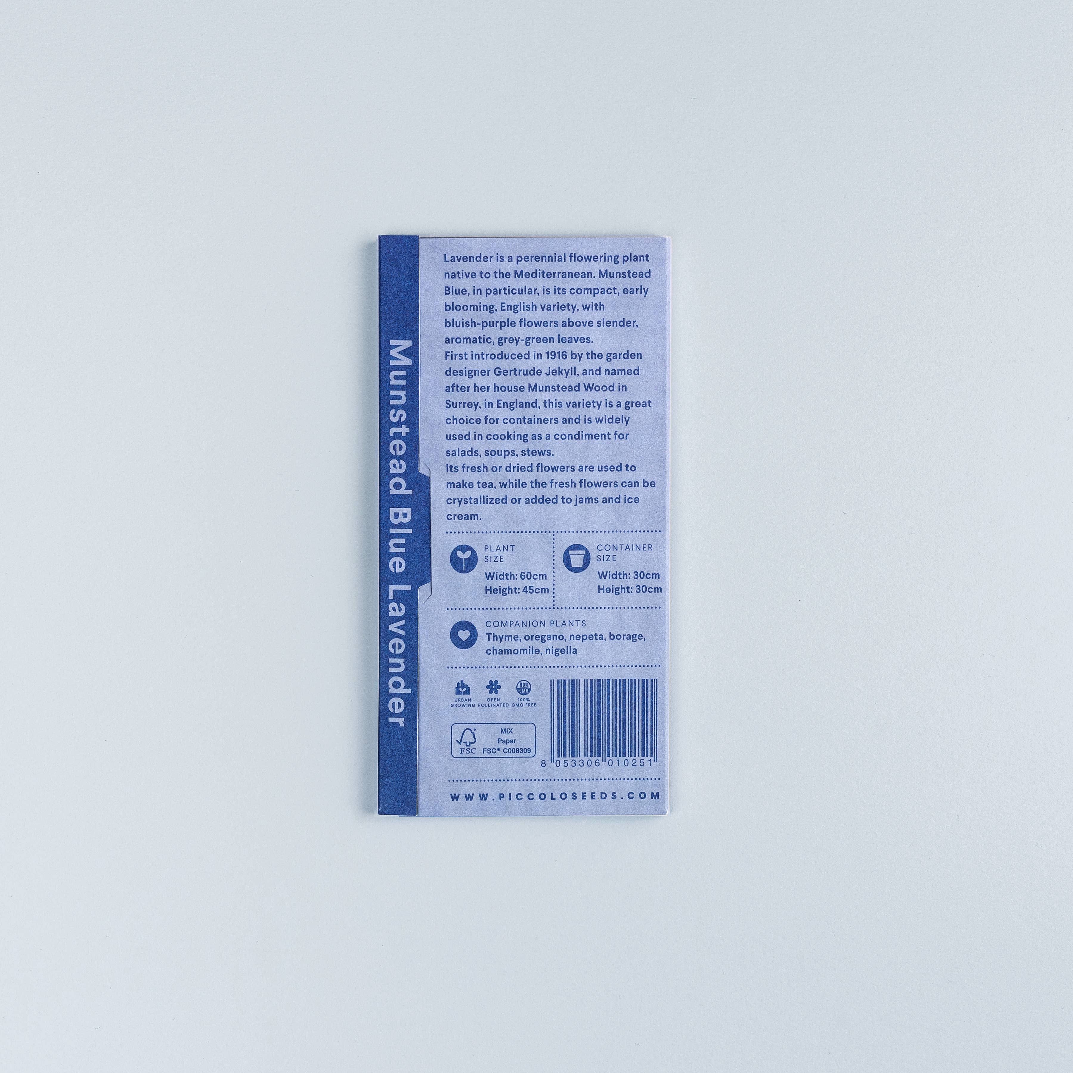 Piccolo Seeds - Wholesale Plant Seeds - Lavender Munstead Blue2