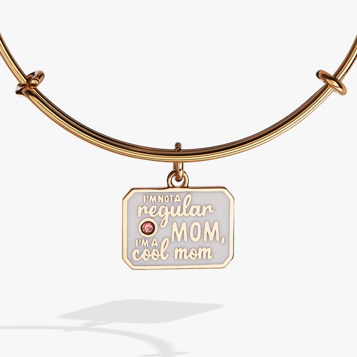 Alex and Ani - Wholesale Bangle Bracelet - “I’m Not a Regular Mom, I’m a Cool Mom” Charm Bangle1
