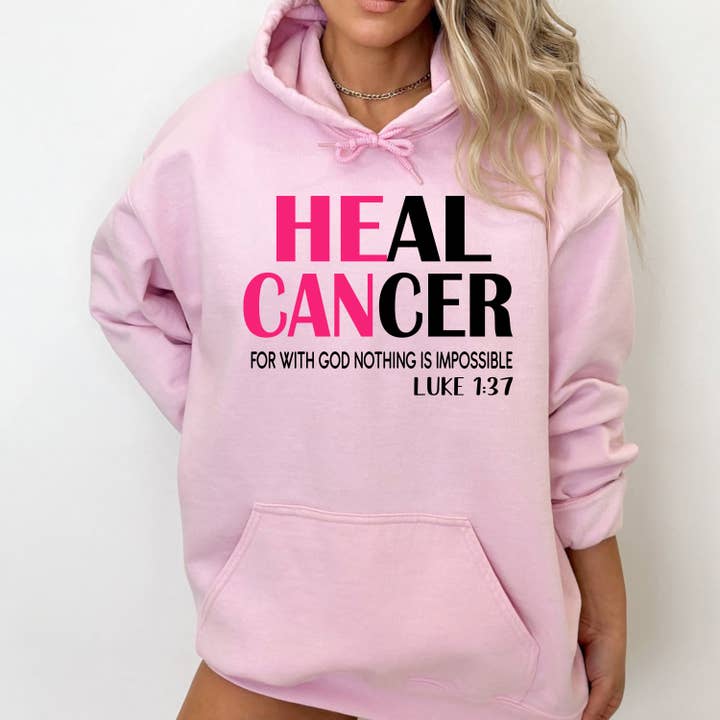 LA Shirt Company - Wholesale Graphic Sweatshirt - Women's - Heal Cancer - Hoodie & Sweatshirt1