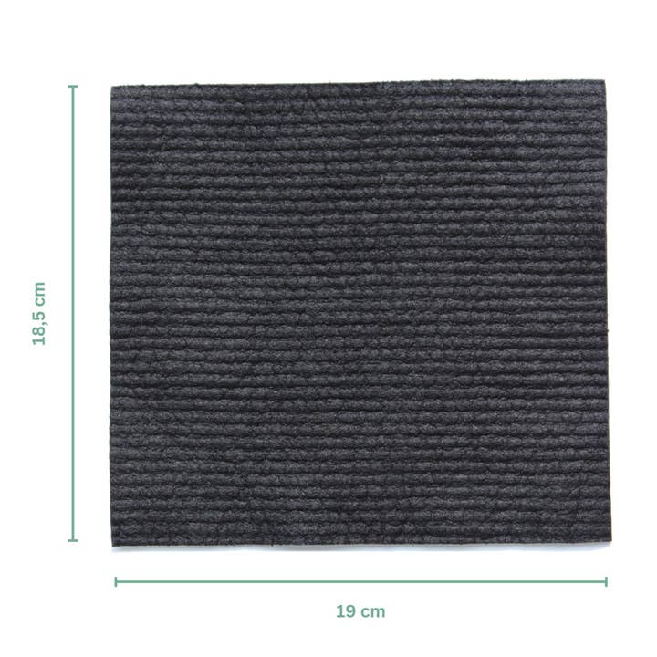 PROTEA - Wholesale Dishcloth - 2x organic sponge cloth compostable, black | PROTEA (copy)2