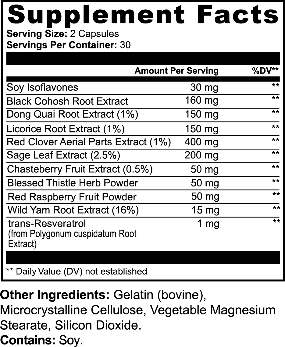 PinkPatta - Wholesale Oral Supplement/Vitamin - MenoVibe5