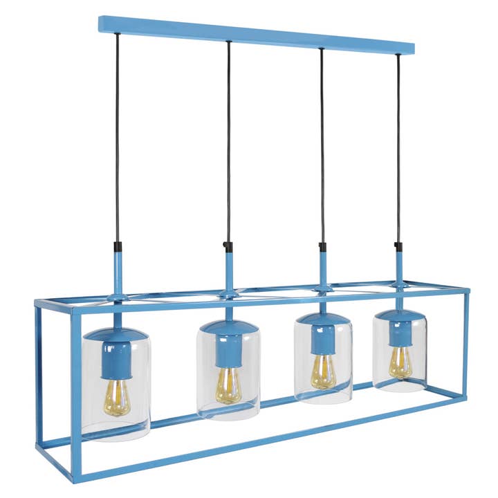 HESSE - Suspensiones con vigas metálicas azules para venta al por mayor de Tosel Shop