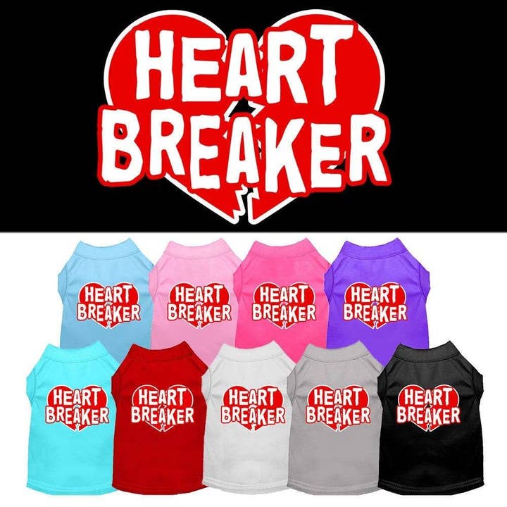 Pet Shirt "Heart Breaker" for wholesale by As You Wish Apparel
