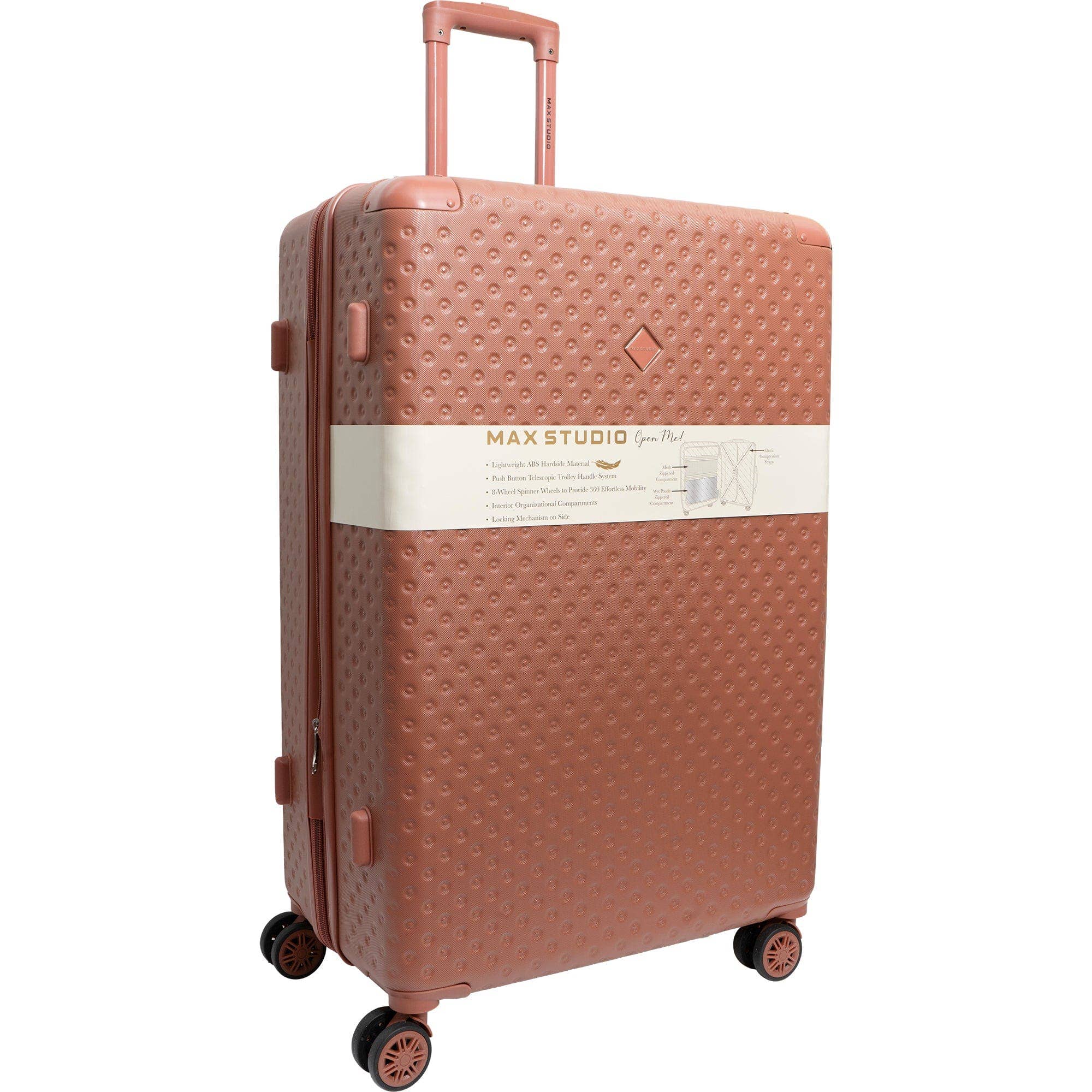 Magid - Wholesale Luggage - Max Studio Tonal Tufted ABS 2-Piece Hard-Sided Luggage Set27