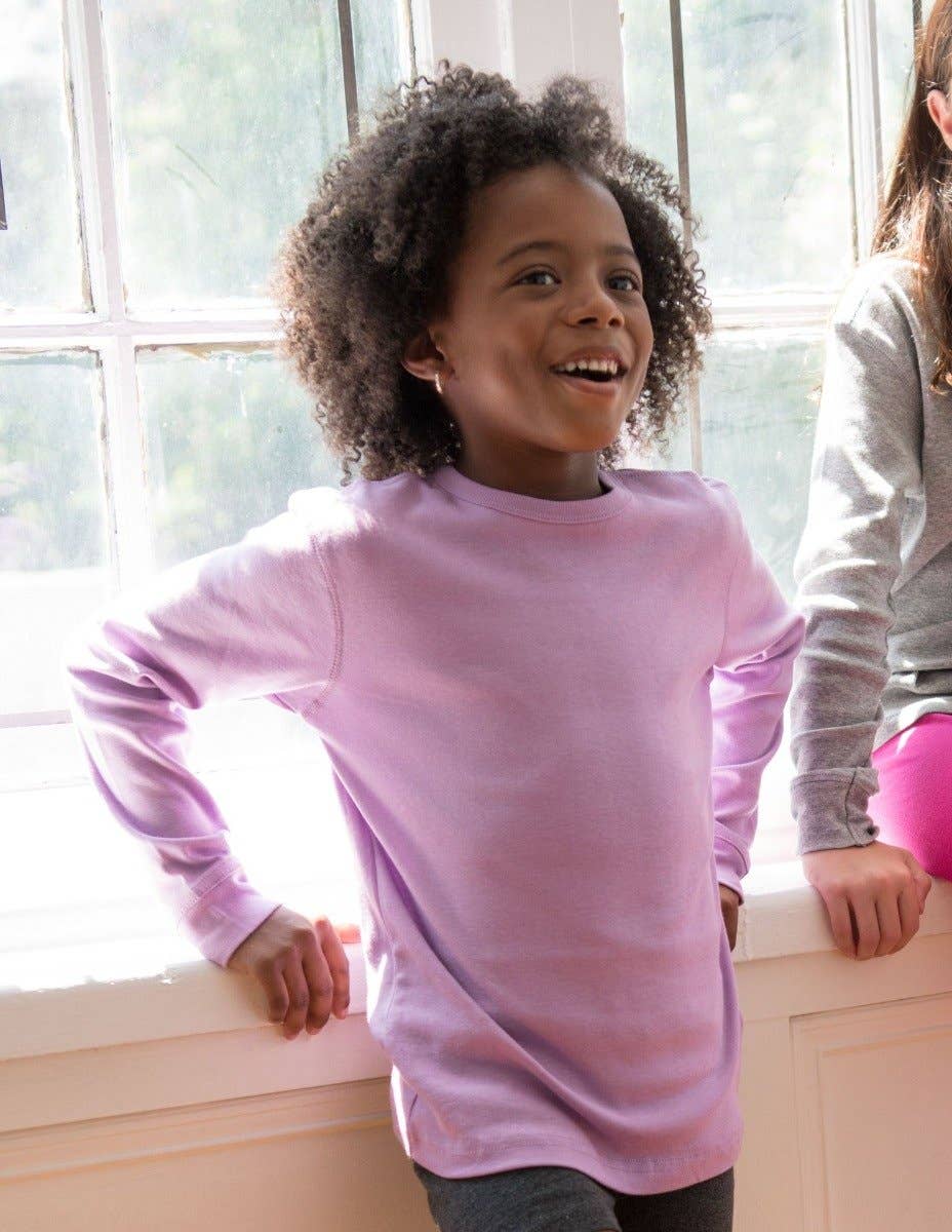 Leveret Pajamas – wholesale T-shirt – Kids – Kids Long Sleeve Cotton T-Shirt Basics Back to School Kids13